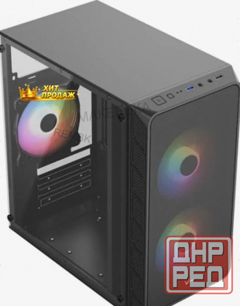 Корпус Matx Formula Air Mesh g4, Mini-tower, Без бп, Черный [air Mesh g4 b] - арт:5613 Макеевка - изображение 3