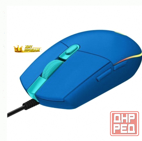 Игровая Мышь Logitech Usb g102 Lightsy Blue 910-005810 Проводная - арт:5505 Макеевка - изображение 3