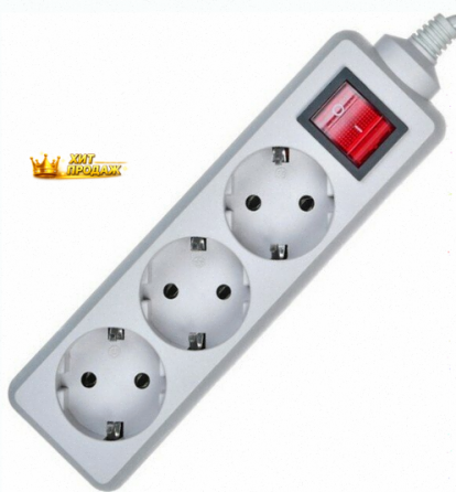 Сетевой Фильтр Buro 300sl-1-g, 1м, Серый - арт:8055 Макеевка