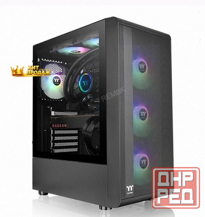 Корпус Thermaltake s200 tg Argb ca-1x2-00m1wn-00 Black - арт:3713 Макеевка - изображение 1