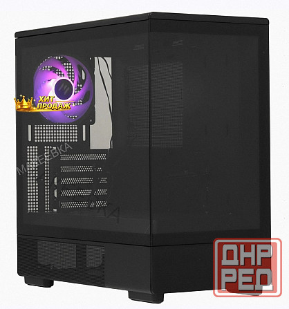 Корпус Zalman p10, Matx, Black, Window, 2x3.5", 3x2.5", 1xusb Type-c, 1xusb3.0, Rear 1x12 - арт:3364 Макеевка - изображение 1