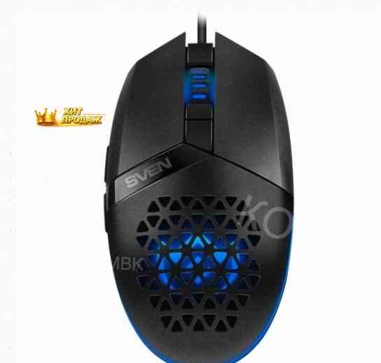 Игровая Мышь Sven rx-g735, 4000dpi, Черный, sv-021467, Проводная - арт:9112 Макеевка