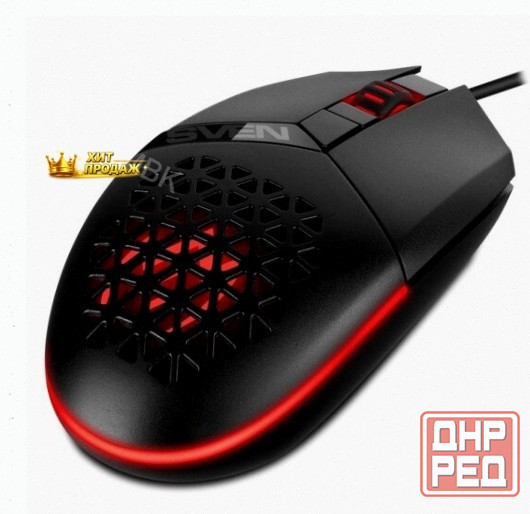 Игровая Мышь Sven rx-g735, 4000dpi, Черный, sv-021467, Проводная - арт:9112 Макеевка - изображение 4