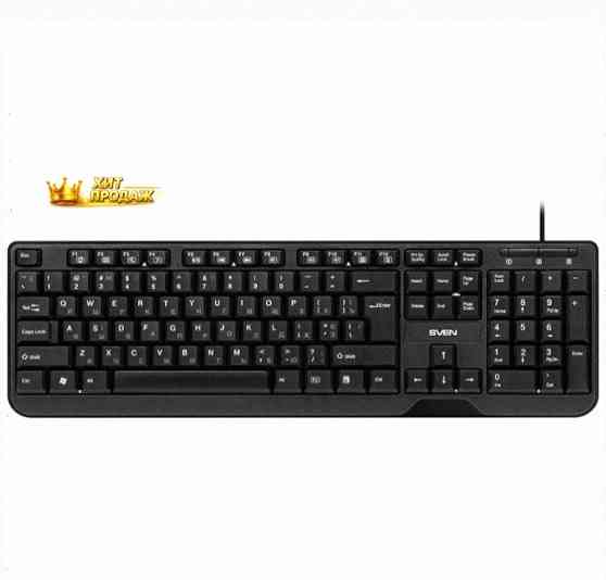 Комплект Клавиатура и Мышь Sven kb-s330c Черный (sv-017309) - арт:8053 Макеевка