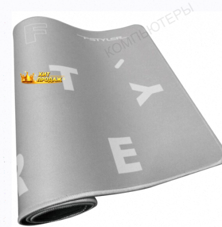 Коврик Для Мыши a4tech Fstyler fp75 Серый/белый 750x300x2мм - арт:3649 Макеевка