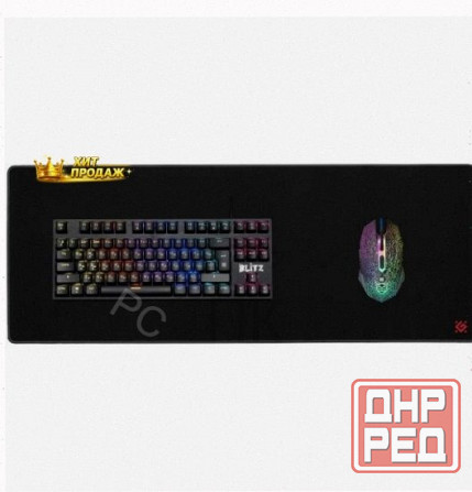 Коврик Для Мыши Defender Black Ultra One Черный (50004) - арт:2707 Макеевка - изображение 3