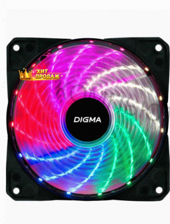 Вентилятор Для Корпуса Dfan-frgb2 Rgb 120х120x25 (molex) - арт:2639 Макеевка