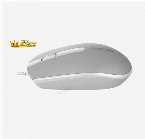 Мышь Canyon m-10, Темно-серый (cne-cms10dg) Оптический, 1000 Dpi, Usb, Проводная - арт:6642 Макеевка