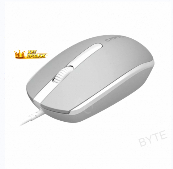 Мышь Canyon m-10, Темно-серый (cne-cms10dg) Оптический, 1000 Dpi, Usb, Проводная - арт:6642 Макеевка
