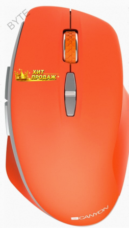 Беспроводная Мышь Canyon Blue Led" mw-21 800/1200/1600 Dpi 7 Кнопок Ярко-красный - арт:5389 Макеевка