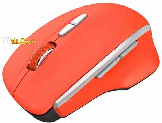 Беспроводная Мышь Canyon Blue Led" mw-21 800/1200/1600 Dpi 7 Кнопок Ярко-красный - арт:5389 Макеевка