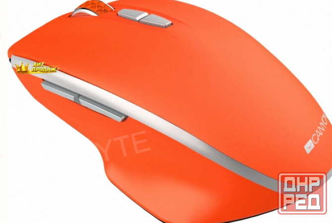 Беспроводная Мышь Canyon Blue Led" mw-21 800/1200/1600 Dpi 7 Кнопок Ярко-красный - арт:5389 Макеевка - изображение 2
