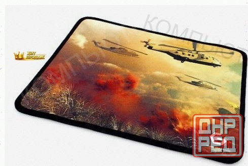 Коврик Для Мыши Gembird "вертолёты" 250х200х3мм Ткань+резина mp-game34 - арт:8864 Макеевка - изображение 2