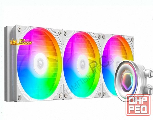 Сво Для Процессора id-cooling fx360 Inf White (all Intel/amd, 3*120mm Fan, 2900rpm, 27.2 - арт:5799 Макеевка - изображение 1