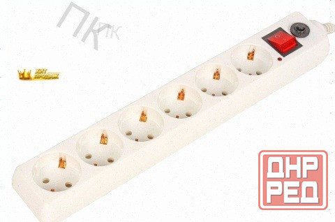 Сетевой Фильтр Buro 600sh-1.8-ups-w 1.8м (6 Розеток) Белый (коробка) - арт:6698 Макеевка - изображение 4