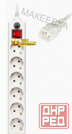 Сетевой Фильтр Buro 600sh-1.8-ups-w 1.8м (6 Розеток) Белый (коробка) - арт:6698 Макеевка - изображение 2