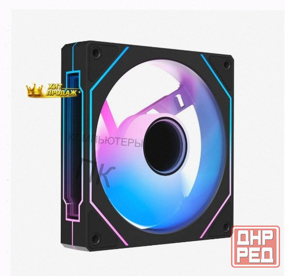 Вентилятор Ocypus Gamma f12 bk Argb Reverse Blade 120 мм 4-pin Pwm + 3-pin 5v Argb, 1шт ( - арт:3214 Макеевка - изображение 1