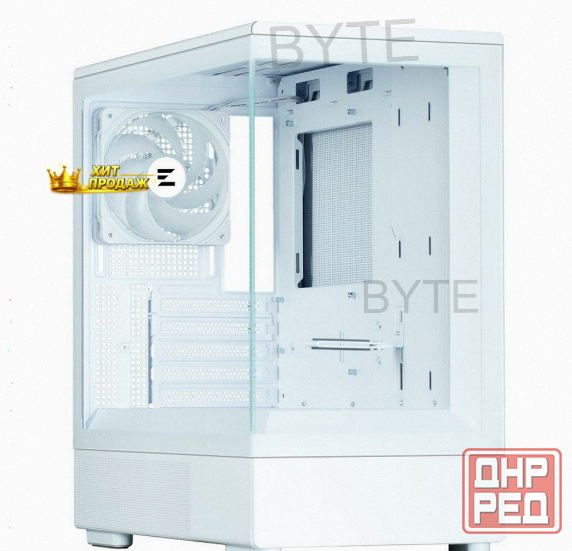 Корпус Minitower Zalman p10 White (matx, Window, 2x3.5", 3x2.5", 1xusb Type-c, 1xusb3.0, - арт:6360 Макеевка - изображение 2