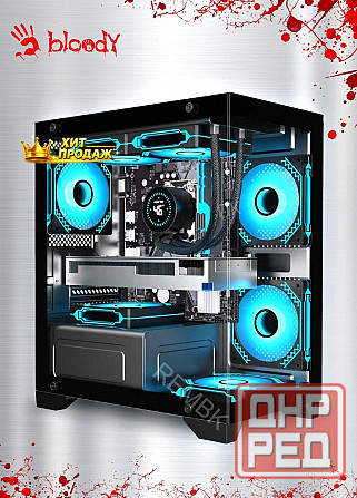 Компьютерный Корпус Matx Bloody bd-cc103 Черный (bd-cc103-bk) - арт:8781 Макеевка - изображение 1