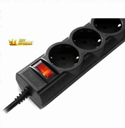 Сетевой Фильтр Cbr Csf 2505-3.0 Black 3 Метра (csf 2505-3.0 Black pc) - арт:1034 Макеевка