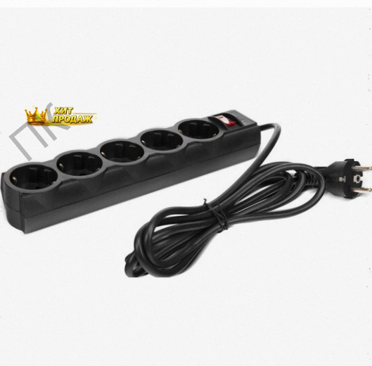 Сетевой Фильтр Cbr Csf 2505-3.0 Black 3 Метра (csf 2505-3.0 Black pc) - арт:1034 Макеевка