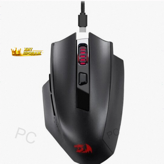 Мышь Беспроводная Redragon Woki Defender, 26000dpi, Черный - арт:7931 Макеевка