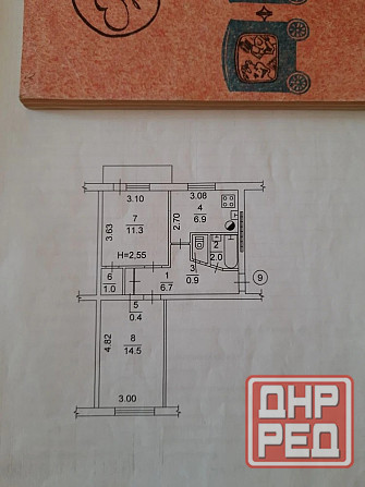 2к.кв Пл.Свободы 3/5 комн .разд Донецк - изображение 1