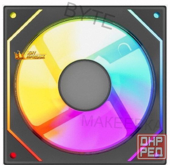 Вентилятор Powercase m52-12, Argb, Черный - арт:7120 Макеевка - изображение 4