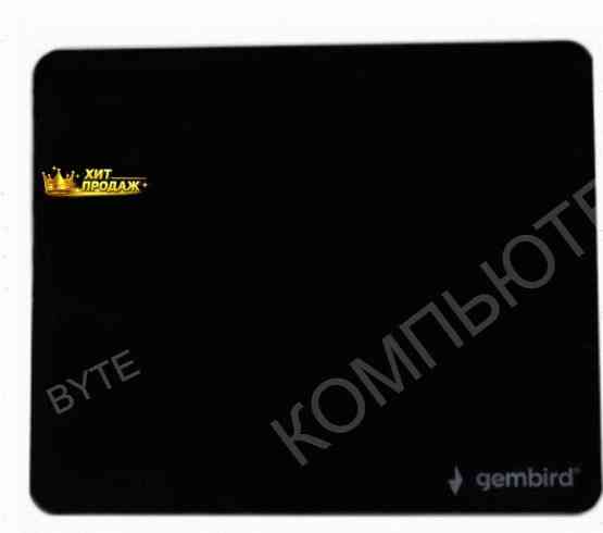 Коврик Для Мыши Gembird mp-basic чёрный (220*180*0.5мм) Ультратонкий 100% Пластик - арт:1551 Макеевка