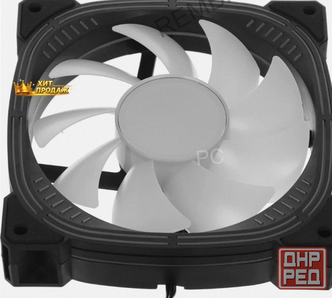 Вентилятор Для Корпуса Formula Nulight 12bk Rgb 120х120x25 Черный 3-pin 4-pin (molex) 19. - арт:2575 Макеевка - изображение 3