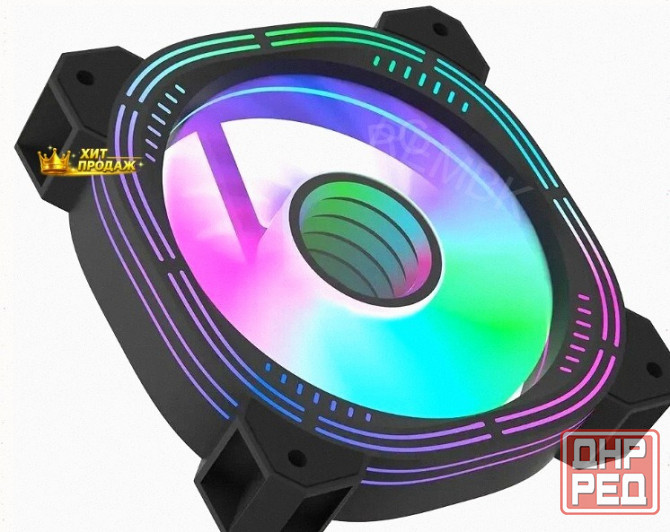 Вентилятор Для Корпуса Formula Nulight 12bk Rgb 120х120x25 Черный 3-pin 4-pin (molex) 19. - арт:2575 Макеевка - изображение 2