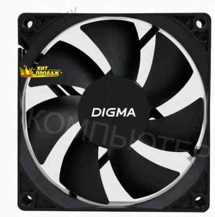 Вентилятор Digma Dfan-90 90х90x25 Черный 3-pin 4-pin (molex) Ret - арт:1539 Макеевка