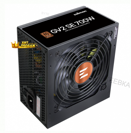 Блок Питания Zalman zm700-gv2se 700 вт, 80 Plus Bronze, 120 мм, Немодульный, Черный - арт:8420 Макеевка