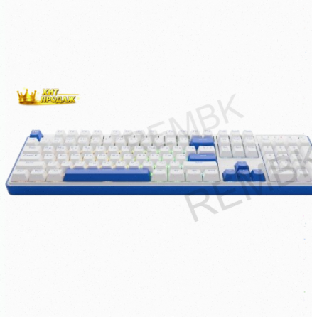 Клавиатура Redragon Faye Pro ru, Rgb, Белый-синий (72257) - арт:1064 Макеевка