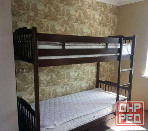 Двухъярусная деревянная кровать Донецк - изображение 1