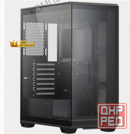 Корпус Xastra q600-0f, Midi-tower, Atx, Черный - арт:7734 Макеевка - изображение 1