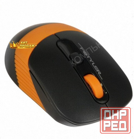 Мышь Беспроводная a4tech Fstyler fg10s [1204066] Черный/оранжевый - арт:3050 Макеевка - изображение 3