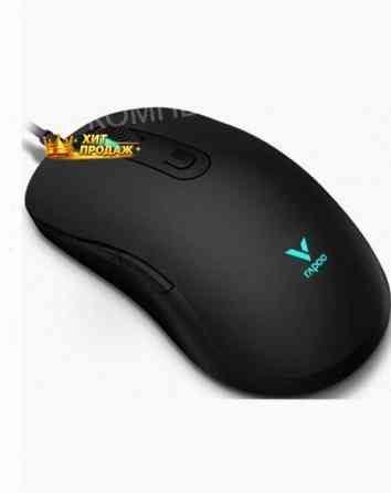 Мышь Компьютерная Rapoo v16rgb Проводная 6 Кнопок, Rgb, Черный - арт:9023 Макеевка