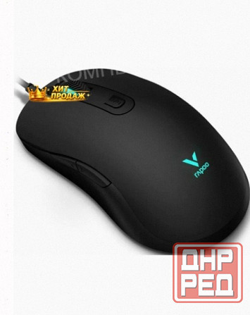 Мышь Компьютерная Rapoo v16rgb Проводная 6 Кнопок, Rgb, Черный - арт:9023 Макеевка - изображение 3