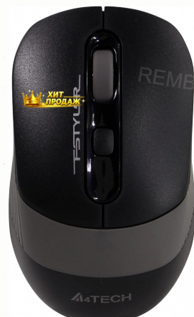 A-4tech Мышь Fstyler fg10s Черный/серый Оптическая (2000dpi) Беспроводная Usb [1204030] - арт:3337 Макеевка