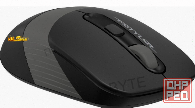 A-4tech Мышь Fstyler fg10s Черный/серый Оптическая (2000dpi) Беспроводная Usb [1204030] - арт:3337 Макеевка - изображение 3