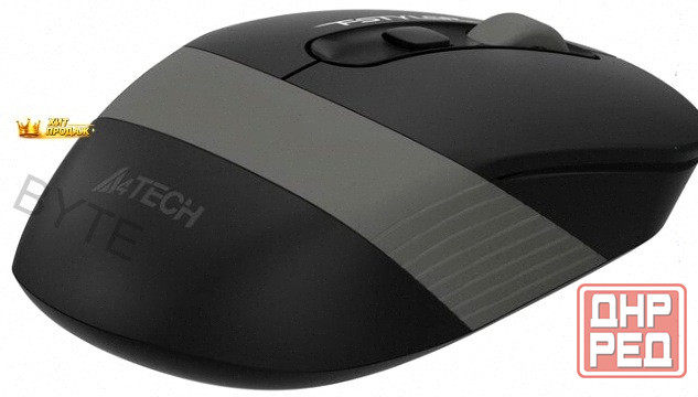 A-4tech Мышь Fstyler fg10s Черный/серый Оптическая (2000dpi) Беспроводная Usb [1204030] - арт:3337 Макеевка - изображение 2