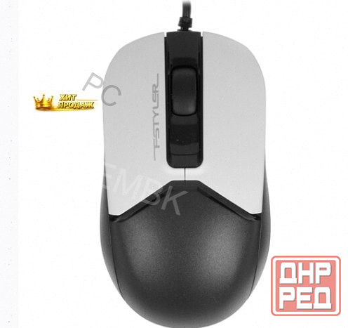 Мышь Проводная a4tech Fstyler fm12 Черный - арт:8555 Макеевка - изображение 1