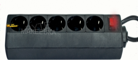 Сетевой Фильтр Defender es, 5.0 м, 5 Розеток, Черный - арт:4837 Макеевка