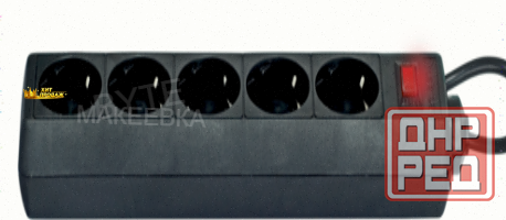 Сетевой Фильтр Defender es, 5.0 м, 5 Розеток, Черный - арт:4837 Макеевка - изображение 2