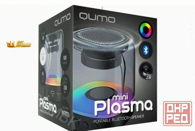 Акустическая Система Qumo Plasma Mini вт 0081 3 вт Объемное Звучание Rgb - арт:7545 Макеевка - изображение 2