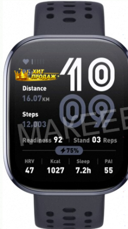 Умные Часы Amazfit Bip 6 a2435 1.91" Tft Корп.черный Рем.черный (1747004) - арт:8937 Макеевка