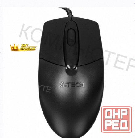 Мышь Проводная a4tech op-720 Черный - арт:5917 Макеевка - изображение 1