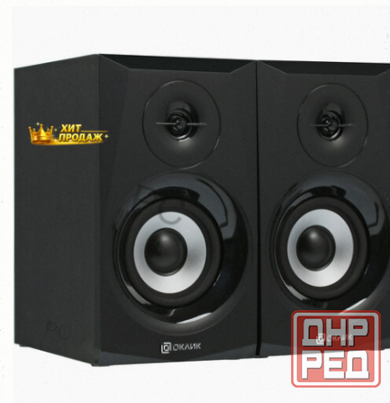 Колонки Оклик ok-166 40 вт, Черный - арт:8078 Макеевка - изображение 1