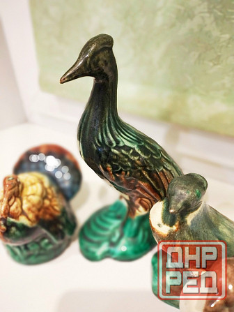 Статуэтки 1950 г., обливная керамика-майолика ссср Донецк - изображение 4